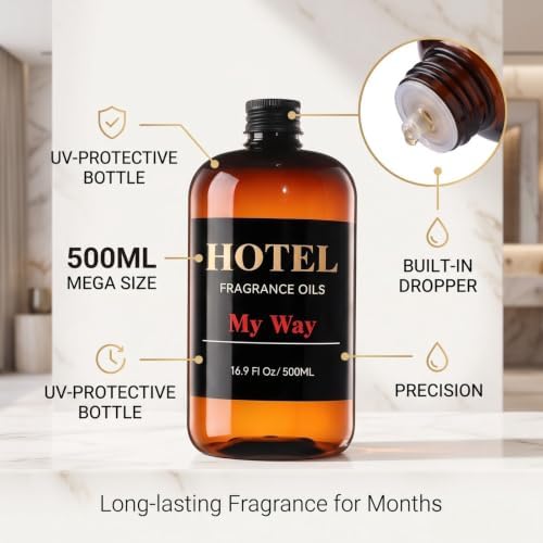 My Way Diffuser Oil Inspired by the 1 Hotel Miami - Sandalwood Suede Soft Woods - Fragrance Oil Blend for Ultrasonic and Waterless Diffusers and Crafting