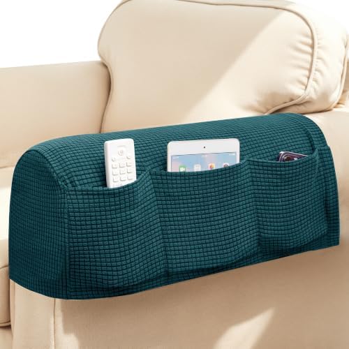 SUBRTEX Stretch Couch Arm Covers Set of 2, Non-Slip Sofa Armrest Slipcovers
