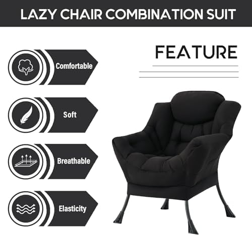 LITA Lazy Chair, Comfy Accent Reading Chair