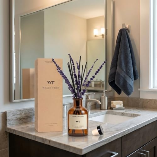 WEALD TRIBE ICY Lavender(Lavender & Sea Salt) Scent Reed Diffuser Set