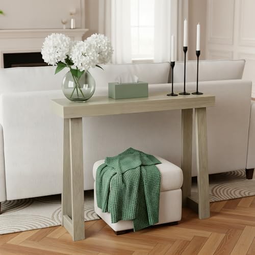 Plank+Beam Classic Console Table, 36 Inch, Seashell