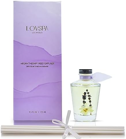 Sleep Lavender Vanilla Reed Diffuser Set with Sticks
