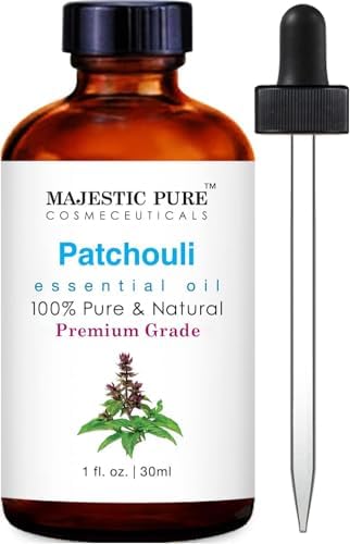 Majestic Pure Patchouli Essential Oil for Diffuser - 1 Fl Oz