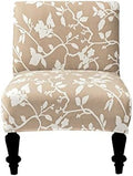 Eco-Ancheng Armless Chair Slipcover Removable Armless Accent Chairs Covers Washable Armless Slipper Chair Slipcover Printed Armless Chair Furniture Protector Covers for Living Dining Room Hotel