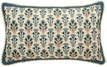 patdrea Designer French Vintage Lumbar Throw Pillow Cover,12"x20"