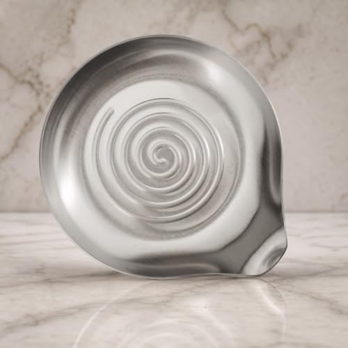 VanlonPro Kitchen Stainless Steel Spoon Rest for Multiple Utensils, Silver