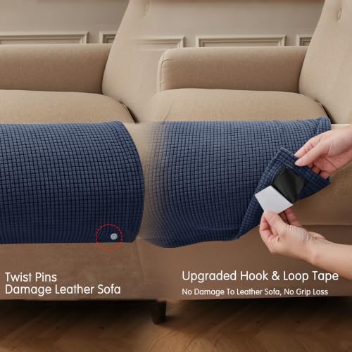 SUBRTEX Stretch Couch Arm Covers Set of 2, Non-Slip Sofa Armrest Slipcovers