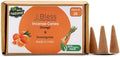 Bless-International Orange and Lemongrass 100%-Natural-Incense-Cones Handmade-Hand-Dipped Organic-Chemicals-Free for-Purification-Relaxation-Positivity-Yoga-Meditation (20 Count)