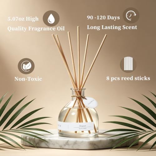 150ml Bergamot Reed Diffuser with 8pcs Diffuser Sticks