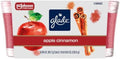 Glade 1-Wick Scented Candle Jar, Apple Cinnamon, 2 Count