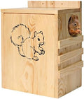 Large Squirrel Houses for Outside, Squirrel Nesting Box with Predator Guard
