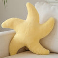 Starfish Pillow, 14.9" Cute Aesthetic Room Decor Accent Pillows, Yellow