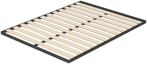 Zinus 1.6 Inch Deepak Easy Assembly Wood Slat Bunkie Board, Full