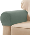 SUBRTEX Stretch Couch Arm Covers Set of 2, Non-Slip Sofa Armrest Slipcovers