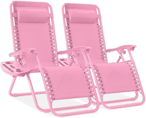 Best Choice Products Zero Gravity Chair Recliner, Carnation