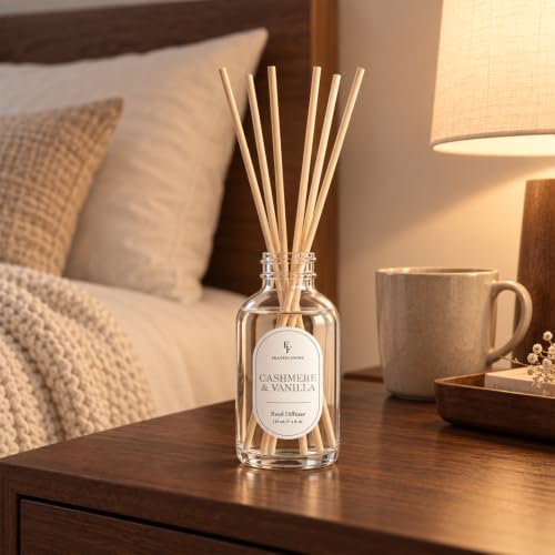 Balsam & Cedar Reed Diffuser for Home, 2 Pack 4 Fl Oz
