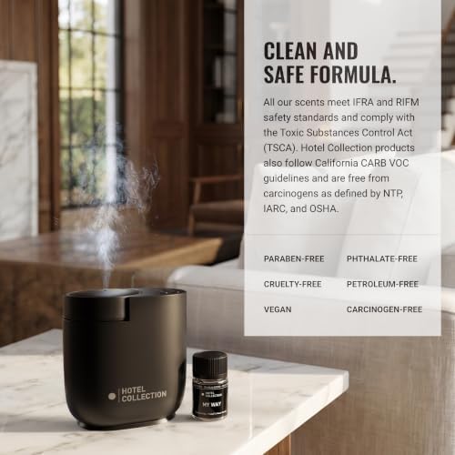 Hotel Collection - My Way Essential Oil Scent - Luxury Hotel Inspired Aromatherapy Scent Diffuser Oil - Lush Sandalwood, Warm Virginia Cedar, & Beautiful Iris - 16.9 fl oz 500mL