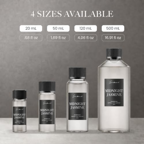 Scentiment Midnight Jasmine Diffuser Oil - Hotel Scent - 4.06 fl oz(120 mL)