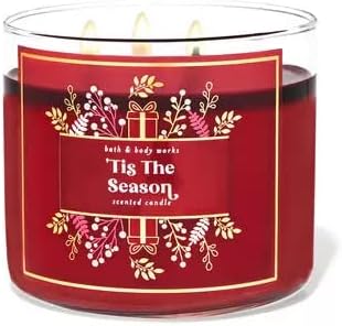 Bath & Body Works 3-Wick Candle, Tis the Season Scent