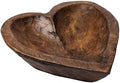 Decorative Bowl Home Decor Approx 10.5x12 Inch, Hand Carved Spanish Oak