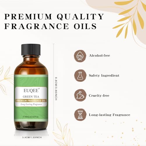 EUQEE Green Tea Fragrance Oil for Spray 2.02 Fl oz/ 60ml
