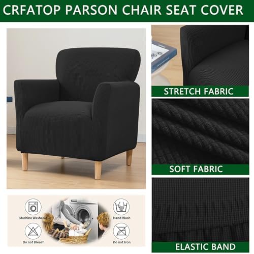 CRFATOP Accent Chair Cover, Stretch Armchair Slipcover for Living Room,B09