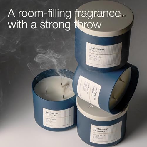 Bath & Body Works 3-Wick Candle, Mahogany Coconut, Soy Wax Blend, 14.5 oz