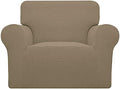 Easy-Going Stretch Oversized Chair Slipcover with Arm Washable Tan