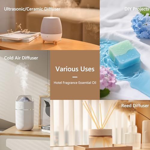 Hotel Diffuser Oil LDN Night - The Iconic 5-Star Hotel Coastal Blend - Lemon Bergamot Sea Breeze - 120 mL Premium Fragrance Oil for Ultrasonic and Waterless Diffusers and Crafting