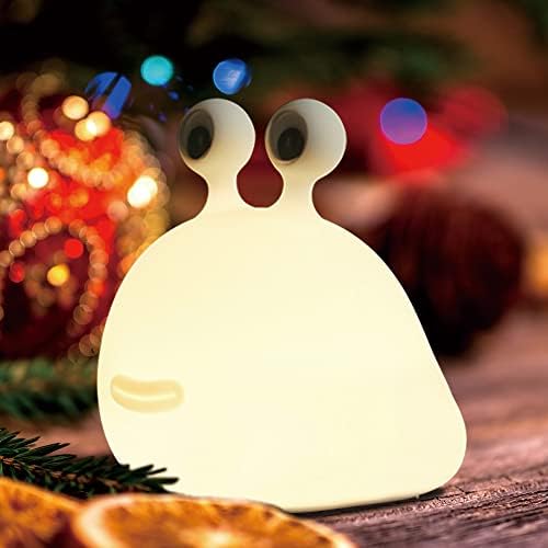 Slug Night Light,Silicone lamp for Kids,USB Rechargeable Cute Animal Lamps Timer Setting Safe Bedside Lamp Portable LED Lamps for Breastfeeding Dorm Room Decor for Christmas Gift