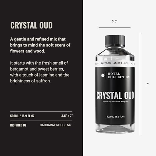 Hotel Collection - Crystal Oud Fragrance Oil for Home Diffusers, 500 mL