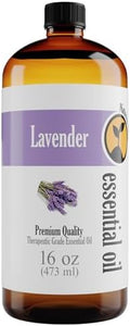 Natures-Star Lavender Essential Oil, 16 Ounce, Therapeutic Grade for Aromatherapy, Candle & Soap Making, Diffusers & Home, Lavender Oil