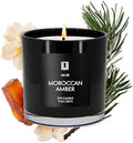 Lulu Candles Moroccan Amber Luxury Scented Soy Jar Candle, 9 Oz.