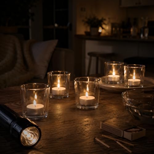 Leor & Lair Bulk Tea Light Candles, 400 Pack, Unscented Bulk Candles