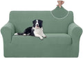 U-NICE HOME Loveseat Cover Stretch Couch Cover Sofa Slipcover, Cyan