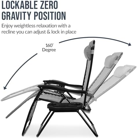 Best Choice Products Set of 2 Extra Wide Zero Gravity Chair Recliner