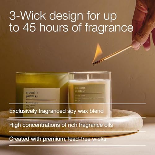 Bath & Body Works 3-Wick Candle, Moonlit Goddess, 14.5 oz, 2 Pack