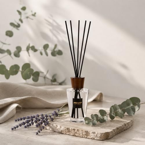 Airkeep Reed Diffuser for Home, Lavender Eucalyptus, 5.1 fl oz (150 ml)
