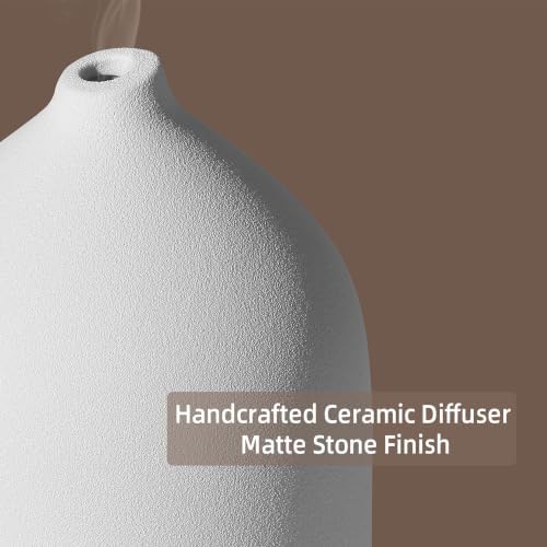 Gooamp 200ML Ceramic Essential Oil Diffuser for Home, Stone Diffuser 2 Pack