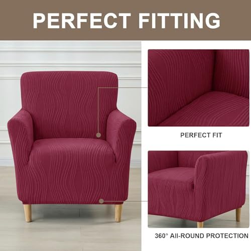 Eco-Ancheng Banquet Armchair Slipcovers Accent Chair Covers Chair Slipcover