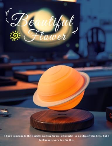 MOOCCI Levitating Saturn Lamp Magnetic Floating Planet Night Light