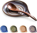 Spoon Rest, Ceramic Spoon Holder with Deep Drip Tray for Stove Top