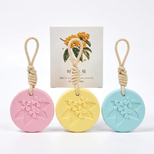 Plaster Aroma Tester 3 Pack, Three Colors, Osmanthus, Unscented