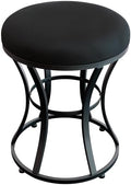 Vanity Chair, Small Velvet Vanity Stool & Ottoman Bench for Bathroom, Dorm