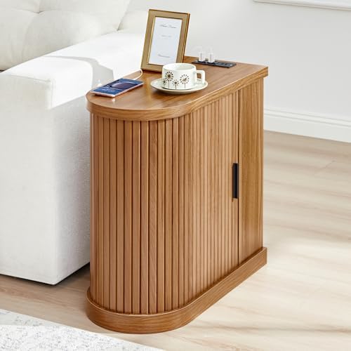 Mid-Century Modern Nightstands Set 2, Walnut