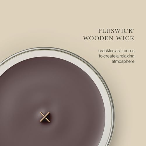 WoodWick Iris Woods Scented Candle, Crackling Wick, 21.5oz