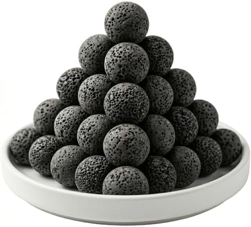 Baluue 20Pcs Natural Lava Rock Diffuser Stones Mini Volcanic Rock P