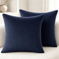 2 Pack 18 x 18 Decorative Throw Pillows with Insert Included
