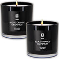 Lulu Candles, Blood Orange & Grapefruit, 9 Oz. 2 Pack