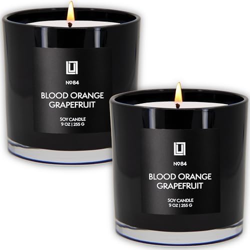 Lulu Candles, Blood Orange & Grapefruit, 9 Oz. 2 Pack
